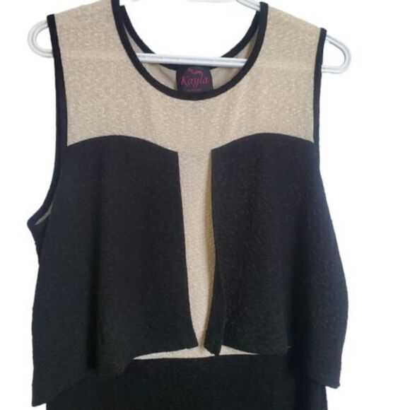 Kayla By Tally Taylor Full Length Mermaid Knit Dress - Picture 2 of 15